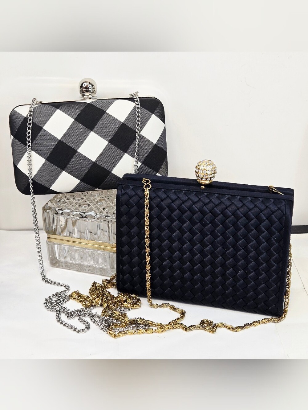 2 Elegant Clutch Purses Saks Fith Avenue And Talbots